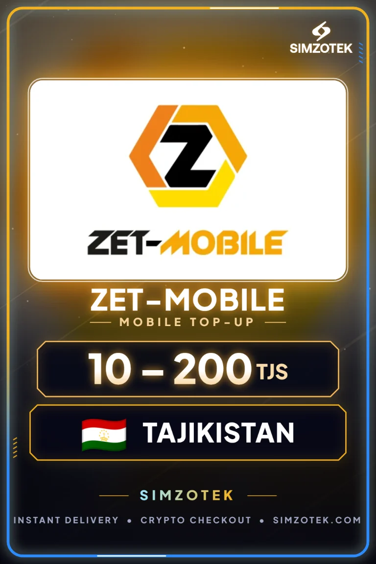 Předplacený kredit ZET-MOBILE (Tádžikistán)