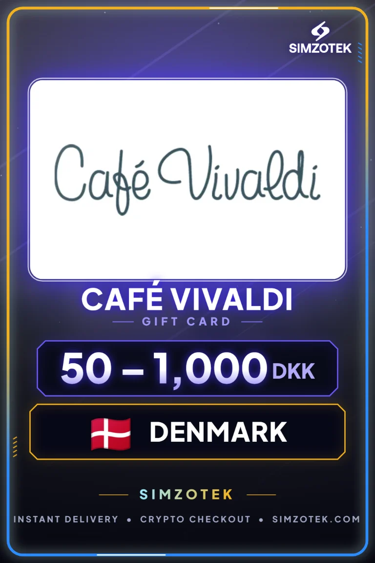 Поклон картица Café Vivaldi (Данска)