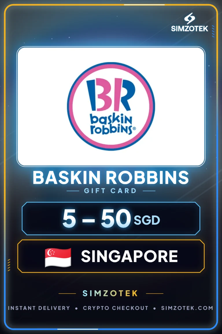 Carta regalo Baskin Robbins (Singapore)