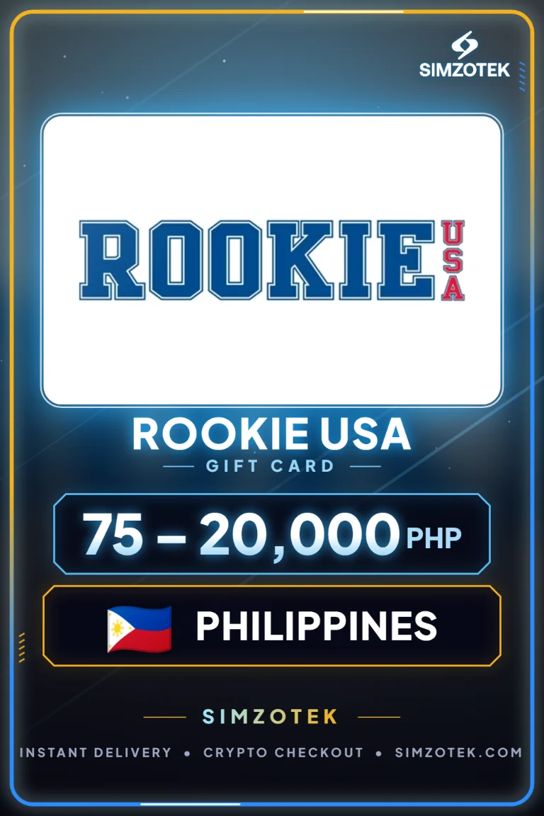 Dárková karta Rookie USA (Filipíny)