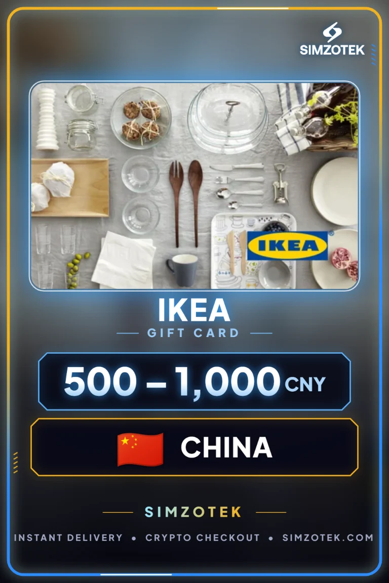 Dárková karta IKEA (Čína)