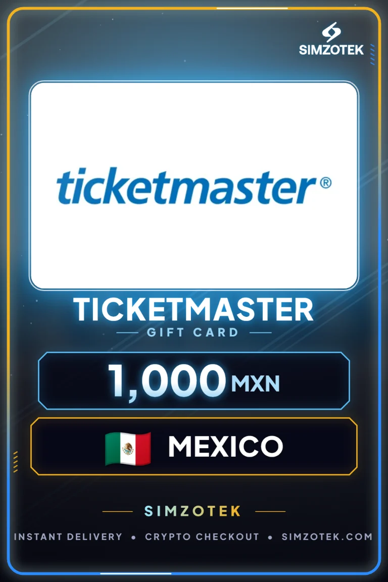 Ticketmaster Geschenkkarte (Mexiko)