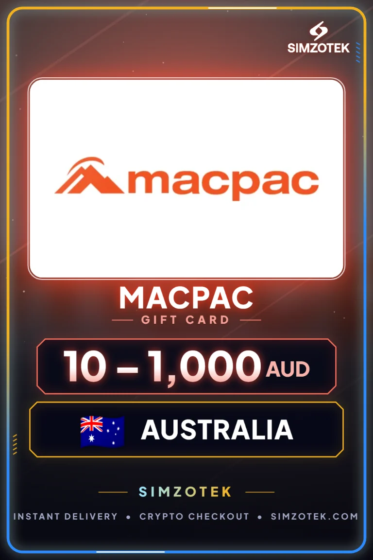 Karta podarunkowa Macpac (Australia)