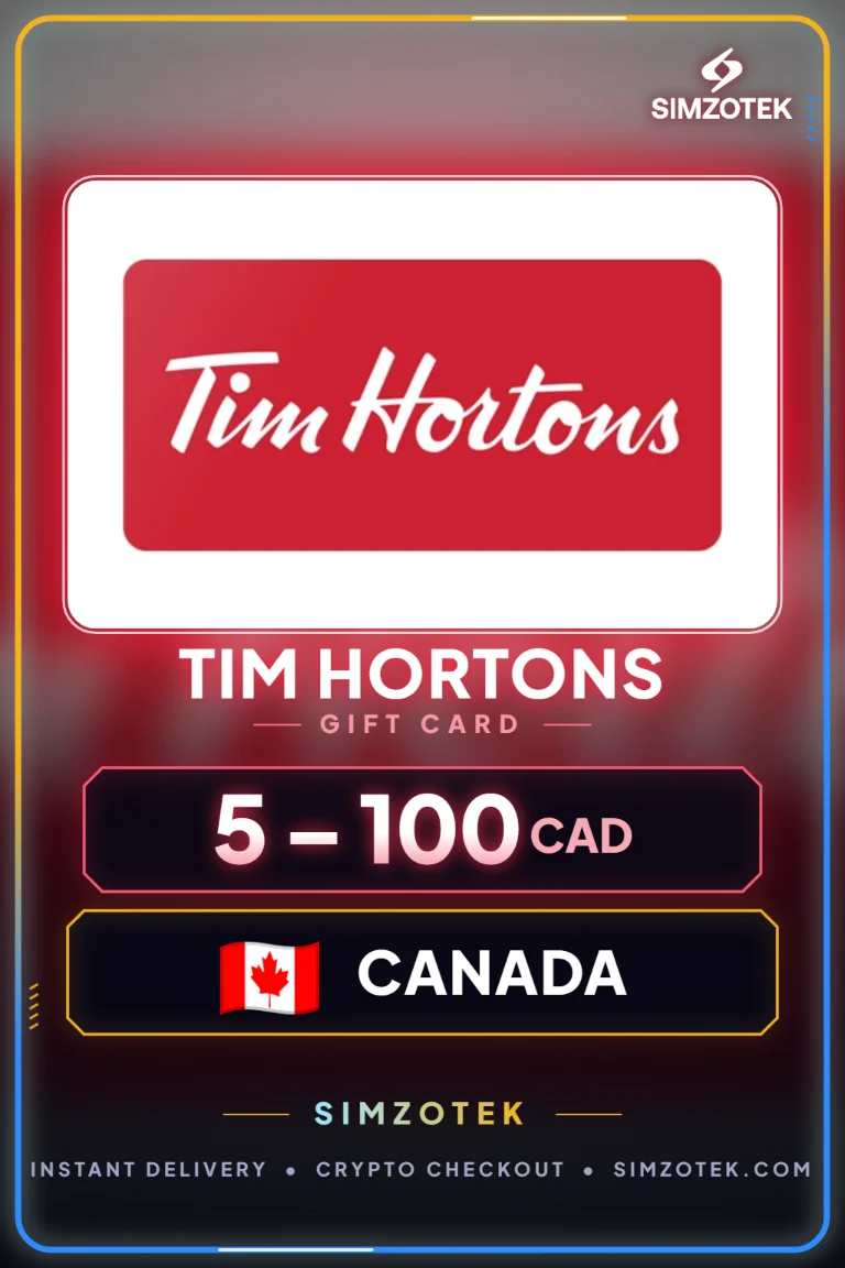 Card cadou Tim Hortons (Canada)