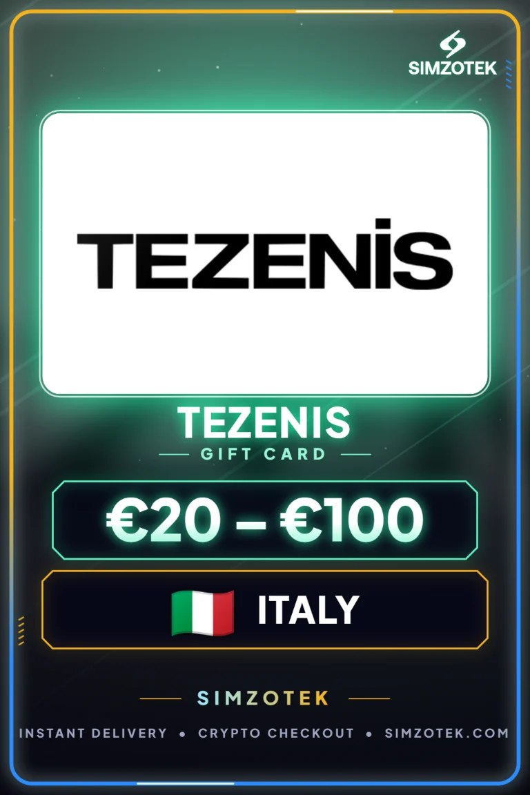 Tezenis 기프트카드 (이탈리아)
