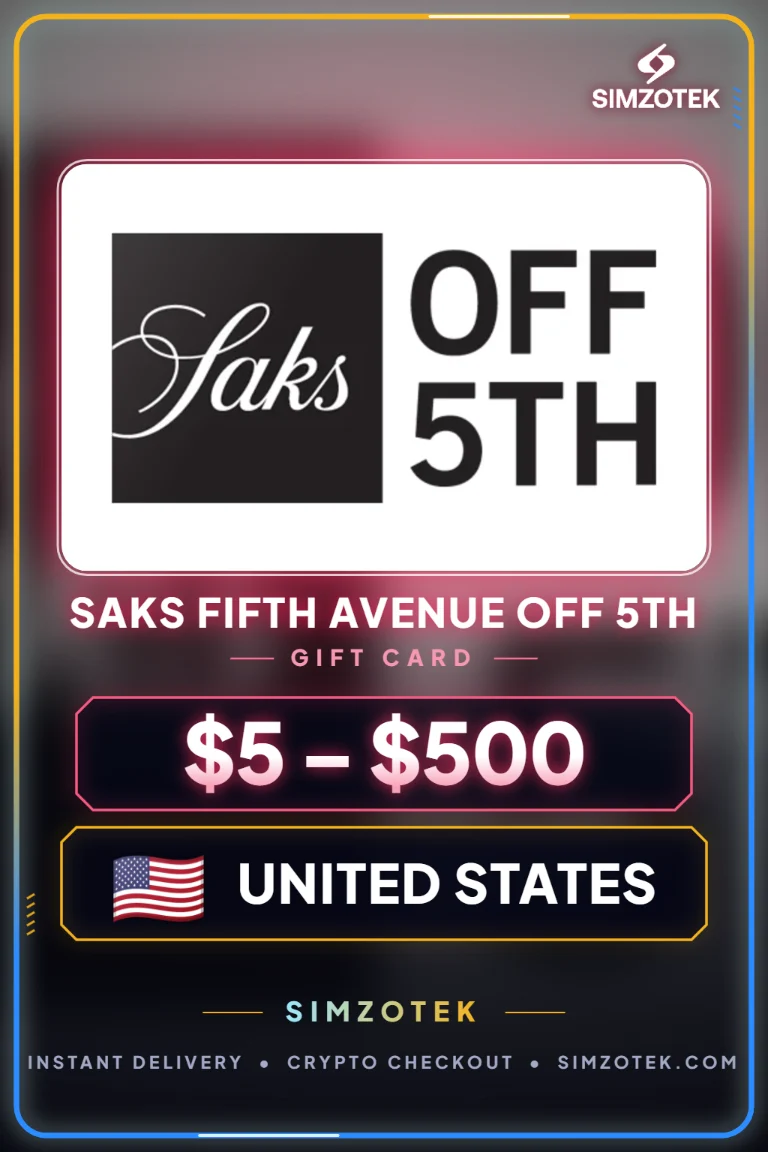 Saks Fifth Avenue OFF 5TH Gift Card (United States)
