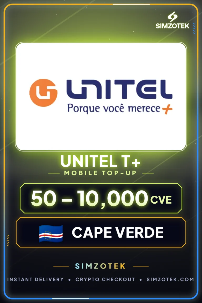Unitel T+ Mobile Top-Up (Capo Verde)
