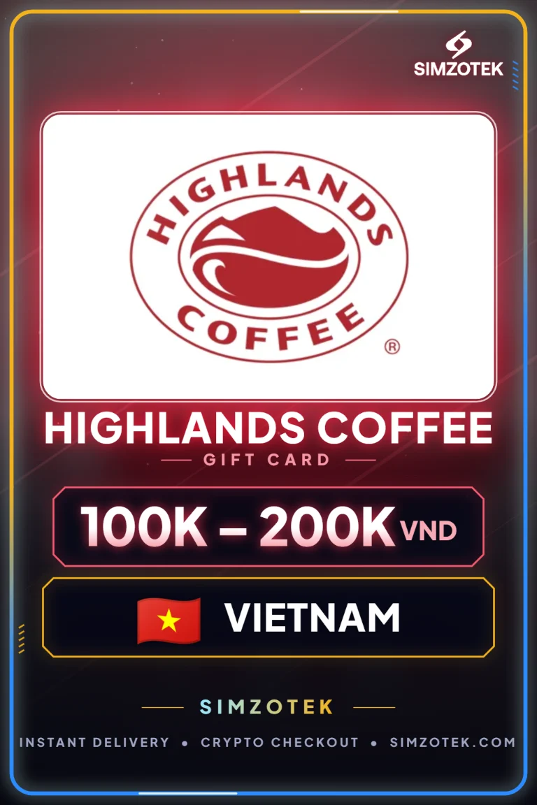 Highlands Coffee Gift Card (Vietnam)