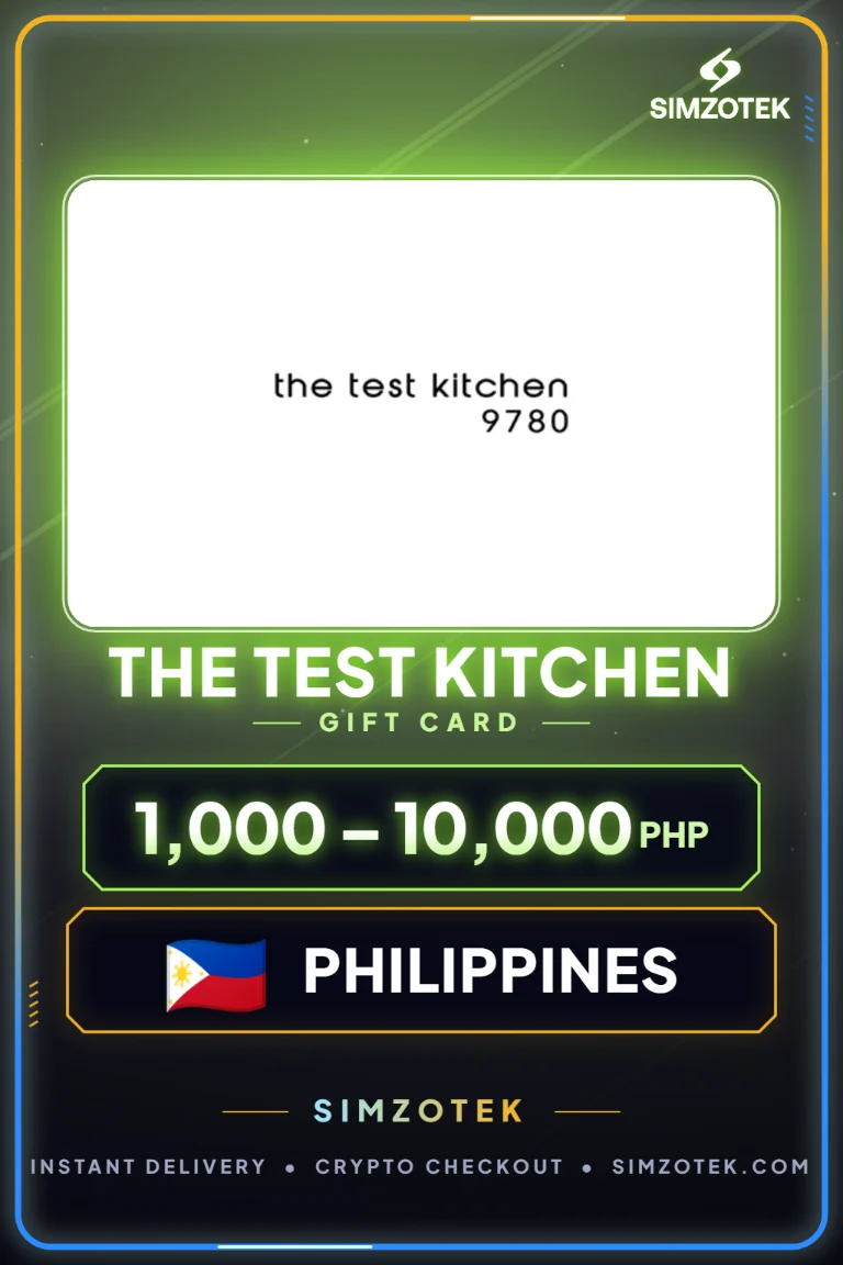 The Test Kitchen dovanų kortelė (Filipinai)