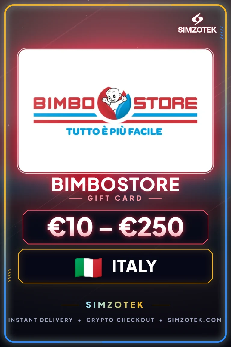 Dárková karta Bimbostore (Itálie)