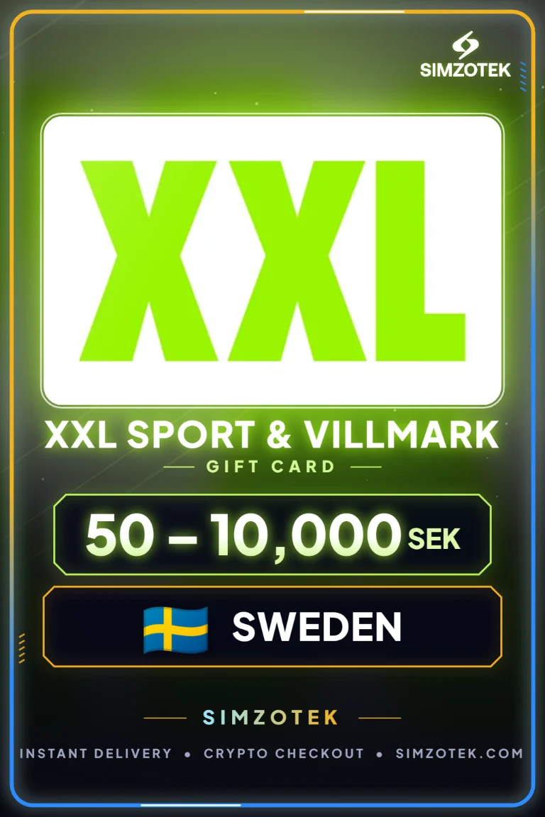 Dárková karta XXL Sport & Villmark (Švédsko)