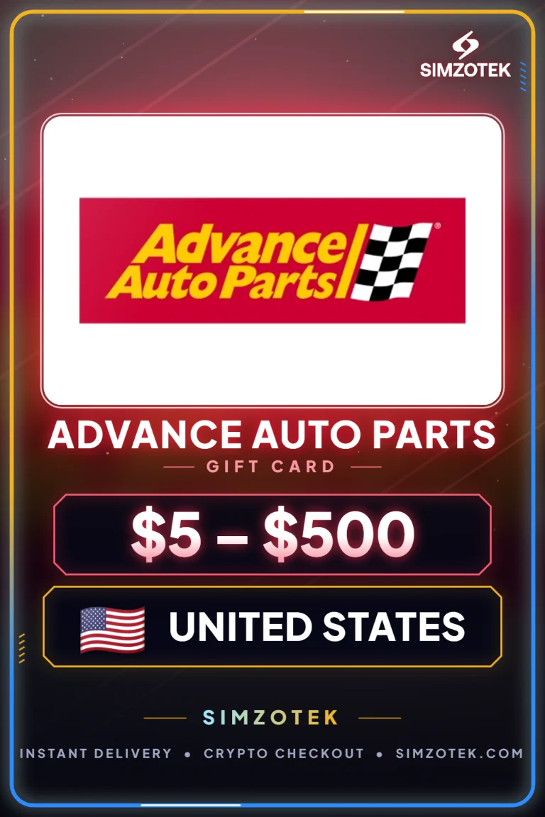 Dárková karta Advance Auto Parts (Spojené státy)