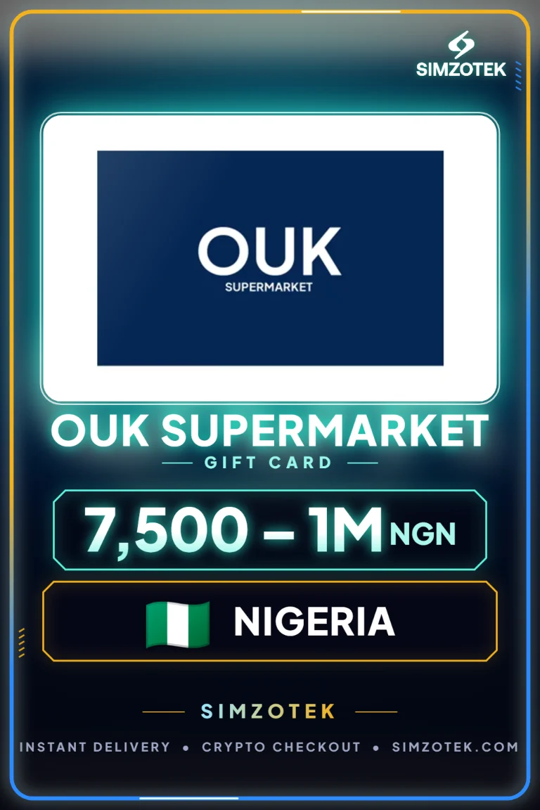 Dárková karta OUK Supermarket (Nigérie)