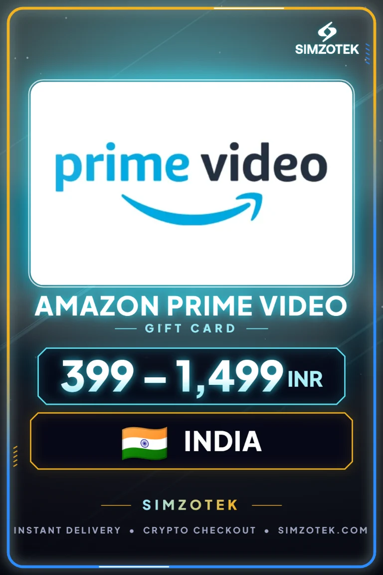 Dárková karta Amazon Prime Video (Indie)