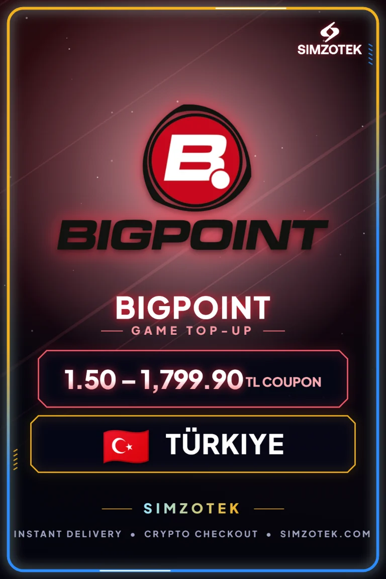 Bigpoint E-Pin Coupon (Turkey)