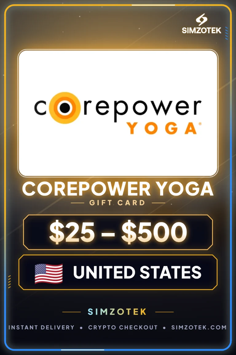 บัตรของขวัญ CorePower Yoga (สหรัฐอเมริกา)