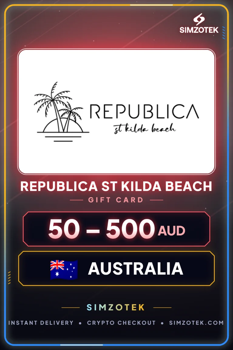 Dárková karta Republica St Kilda Beach (Austrálie)