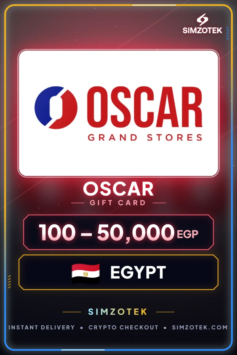 Dárková karta Oscar (Egypt)