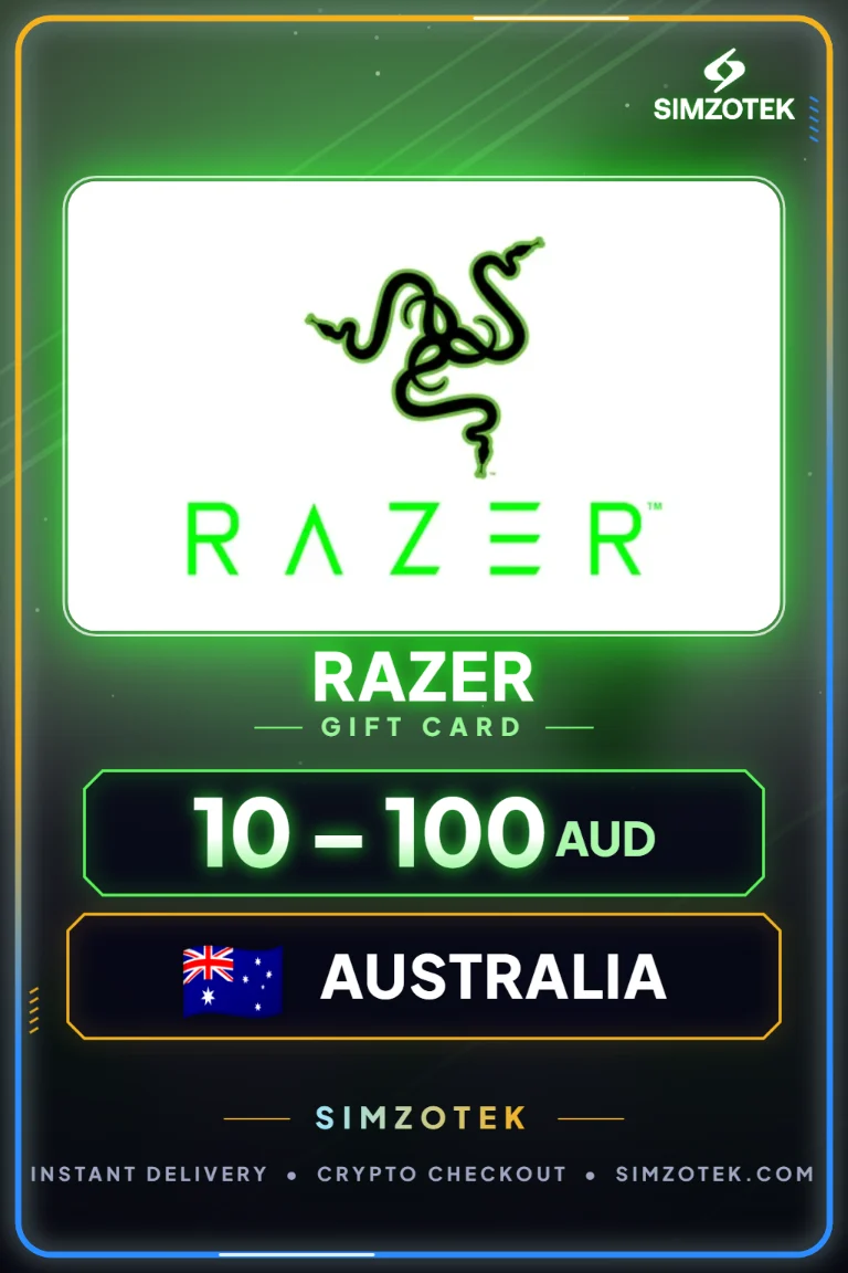 Dárková karta Razer (Austrálie)