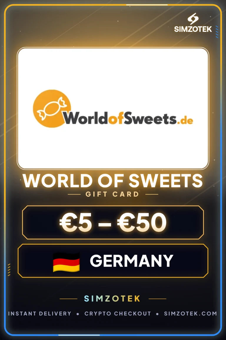 World of Sweets 기프트카드 (독일)