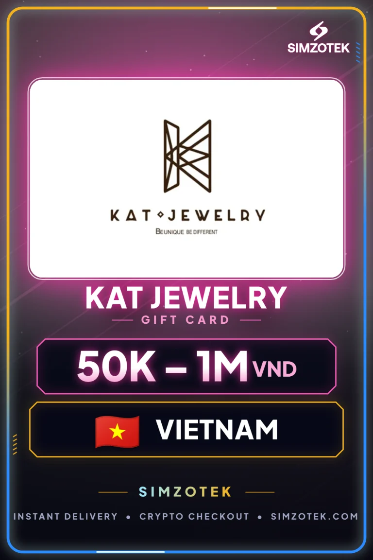 Dárková karta KaT Jewelry (Vietnam)