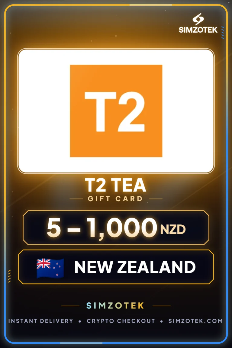 Carta regalo T2 Tea (Nuova Zelanda)