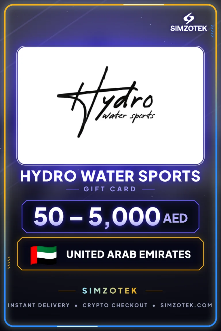 Hydro Water Sports 禮品卡 (阿拉伯聯合大公國)