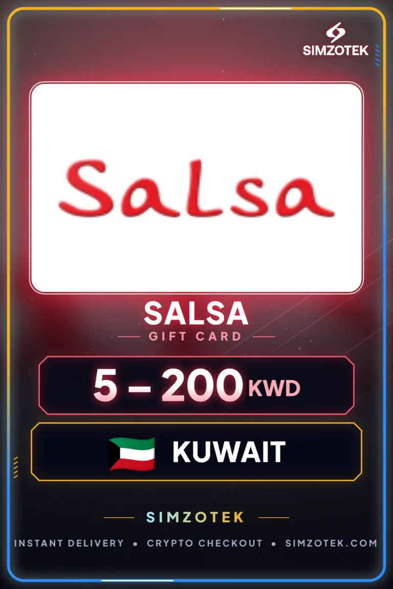 Dárková karta Salsa (Kuvajt)