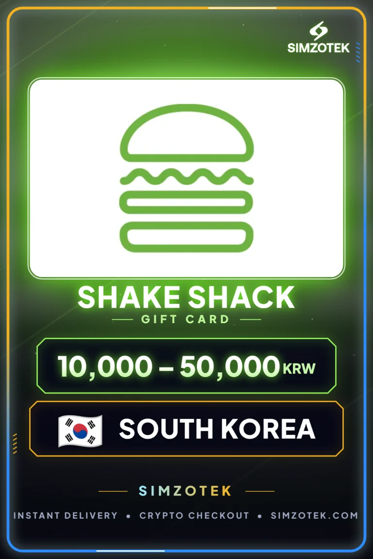 Shake Shack Gift Card (South Korea)
