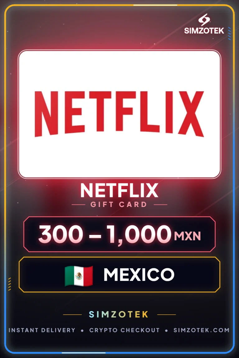 Netflix Geschenkkarte (Mexiko)