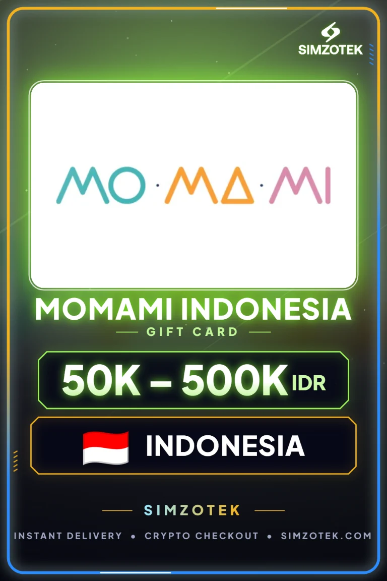 Dárková karta MoMaMi Indonesia (Indonésie)