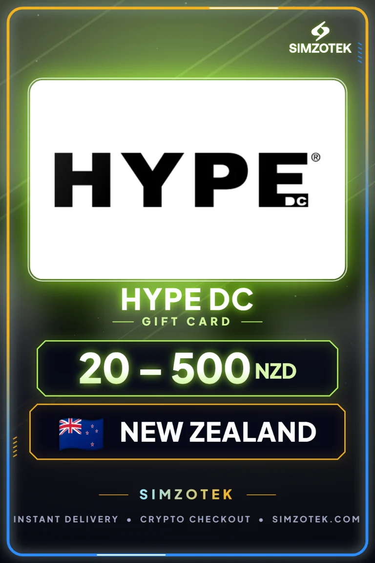 Hype DC 기프트카드 (뉴질랜드)