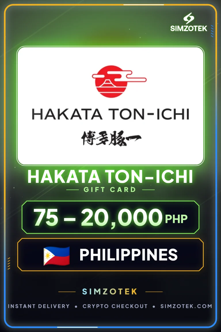 บัตรของขวัญ Hakata Ton-ichi (ฟิลิปปินส์)