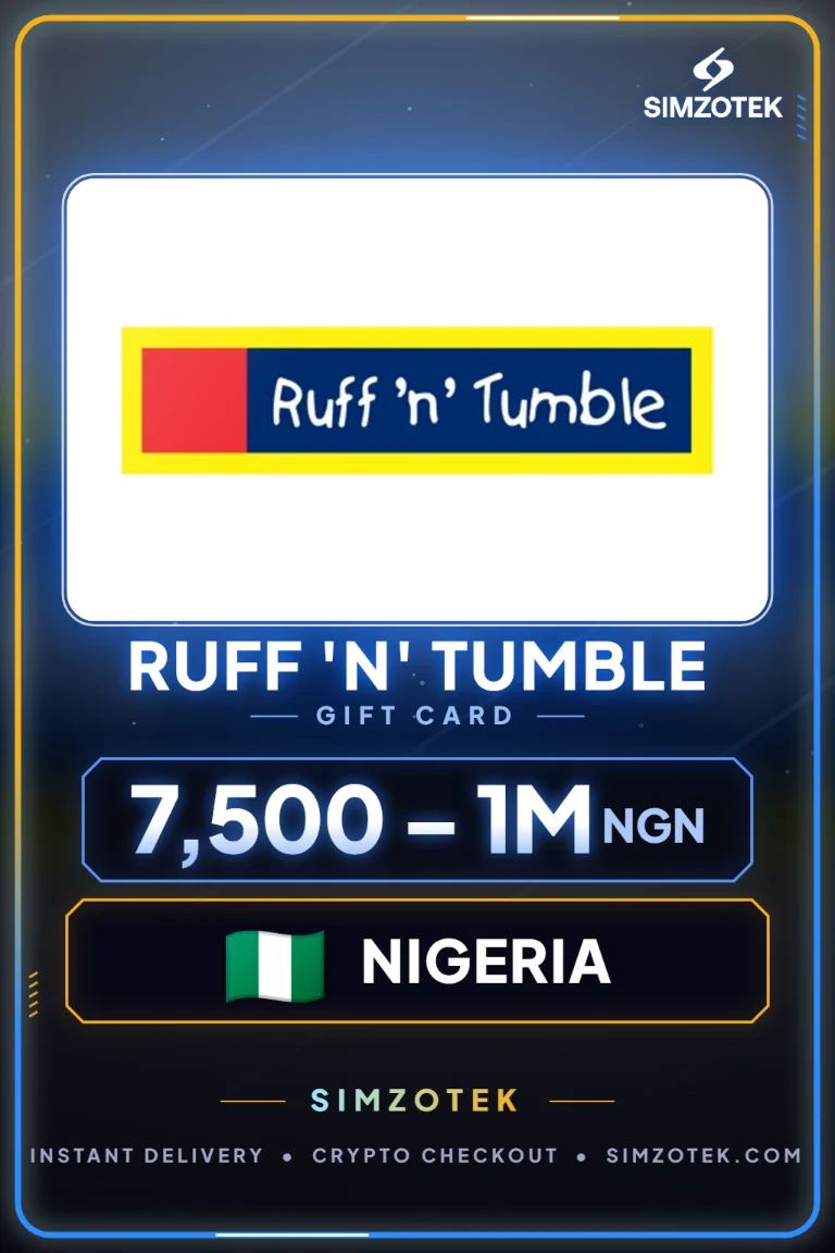 บัตรของขวัญ Ruff 'n' Tumble (ไนจีเรีย)