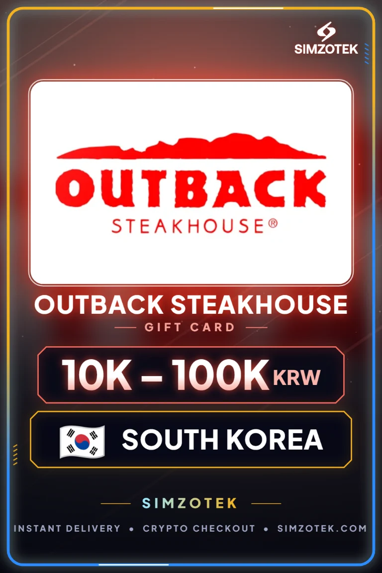 Поклон картица Outback Steakhouse (Јужна Кореја)