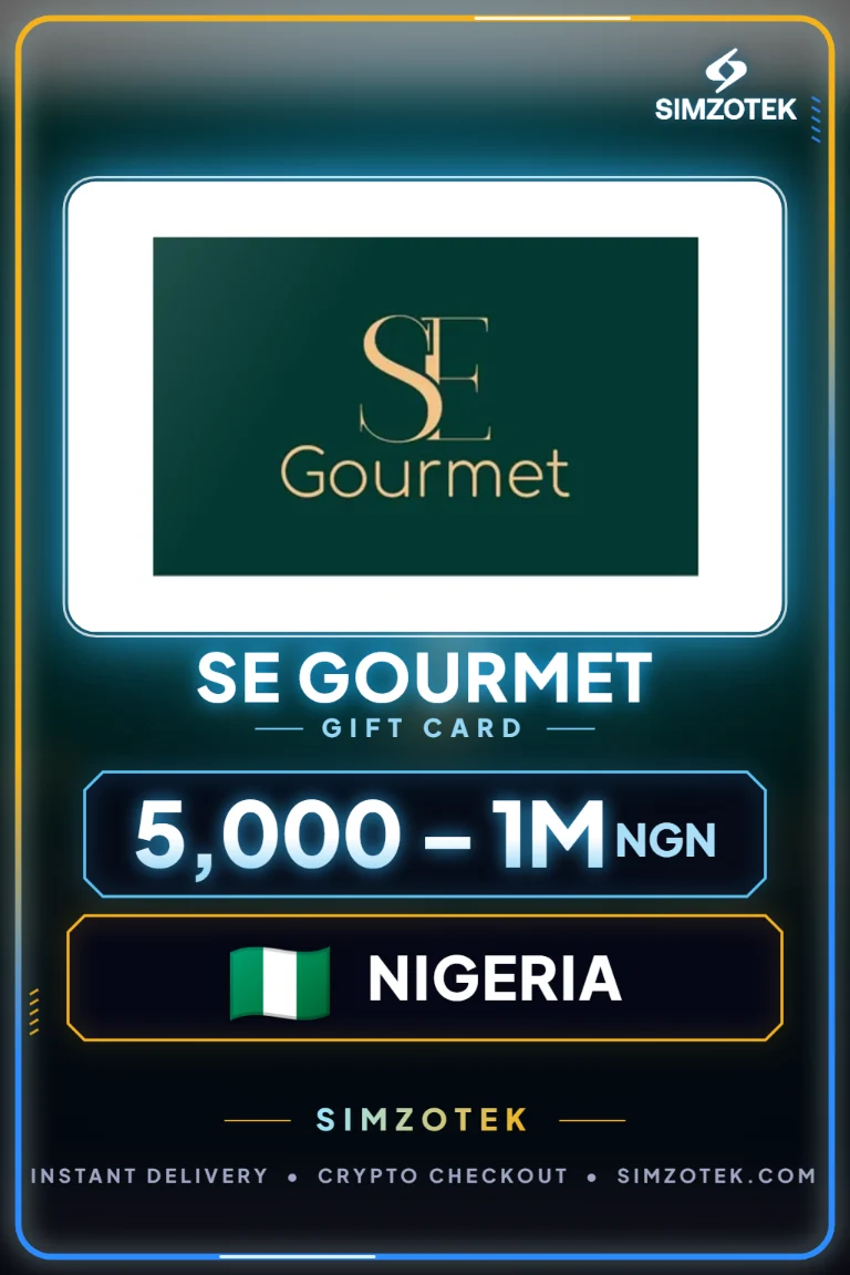 SE Gourmet ギフトカード (ナイジェリア)
