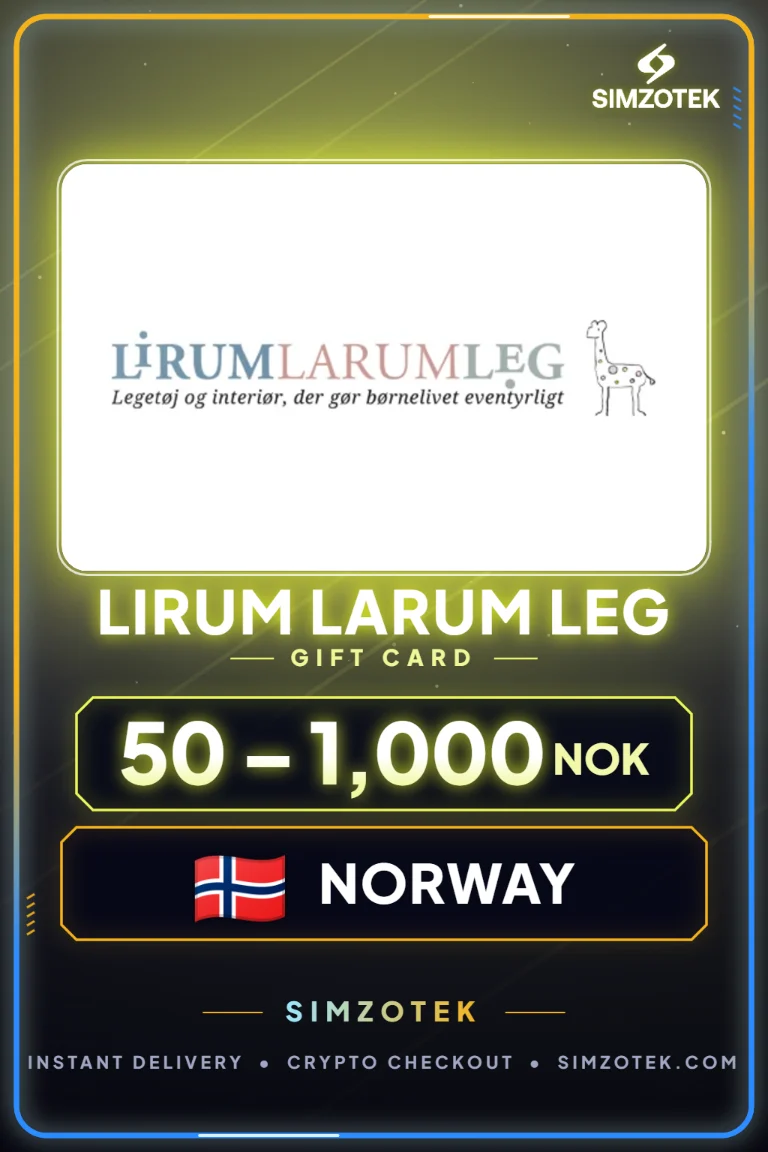 Dárková karta Lirum Larum Leg (Norsko)