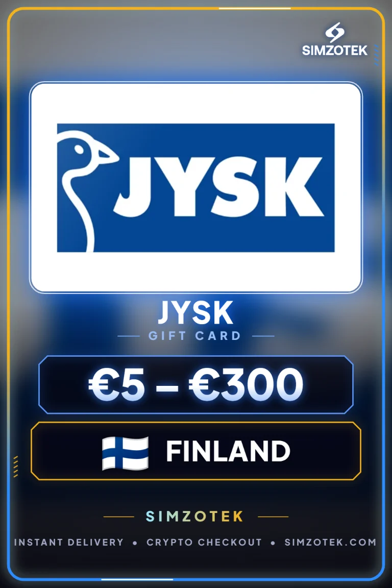 JYSK dovanų kortelė (Suomija)