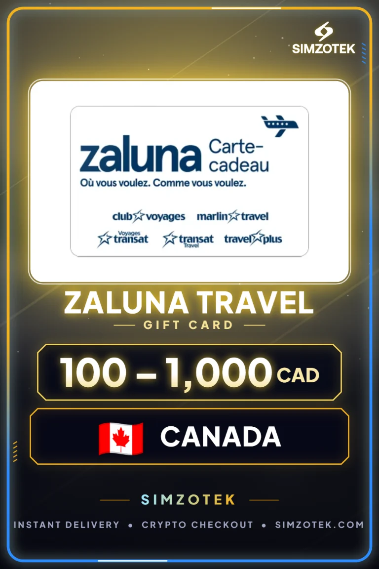 Dárková karta zaluna Travel (Kanada)