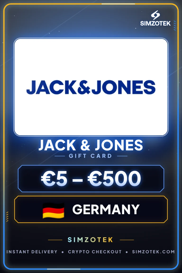Dárková karta Jack & Jones (Německo)