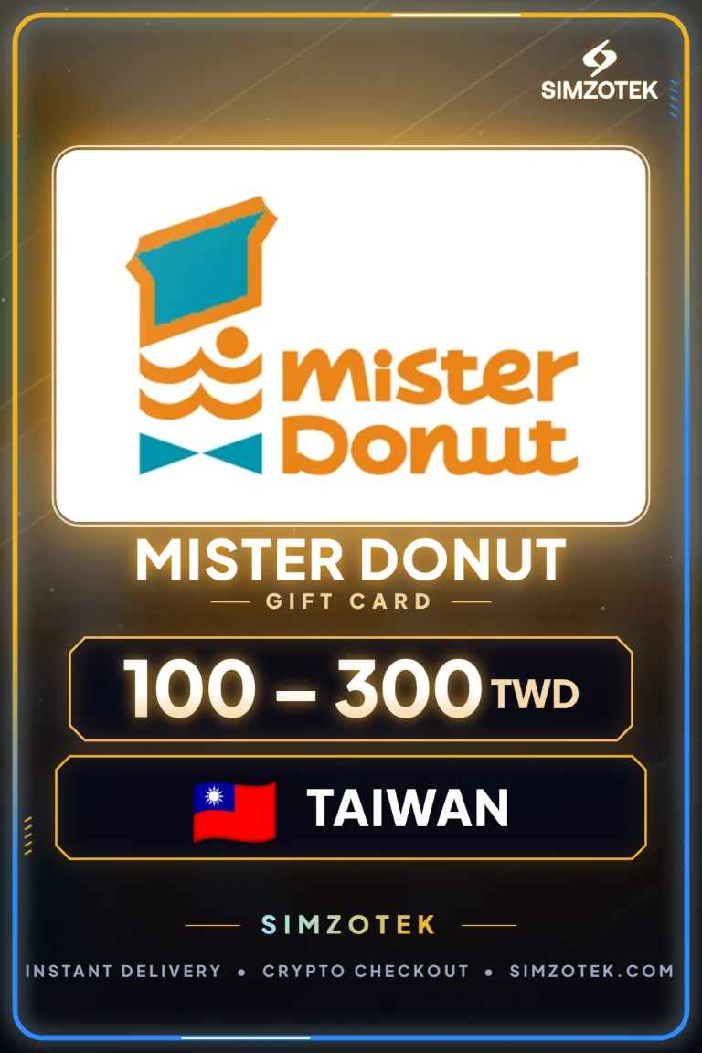 Mister Donut 기프트카드 (대만)