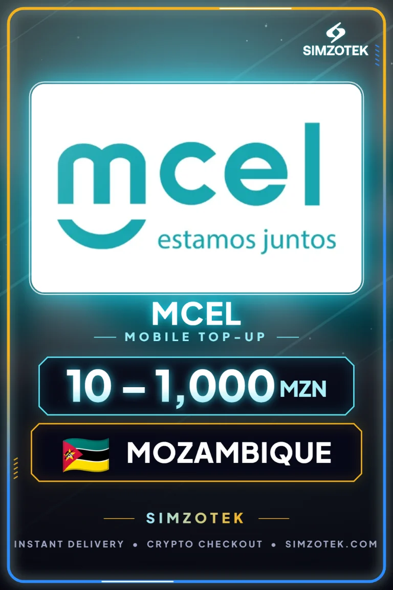 Recarga móvil MCel (Mozambique)