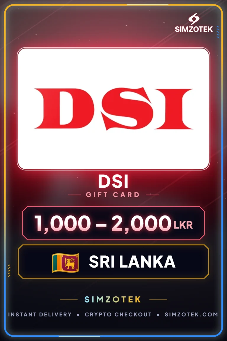 Karta podarunkowa DSI (Sri Lanka)