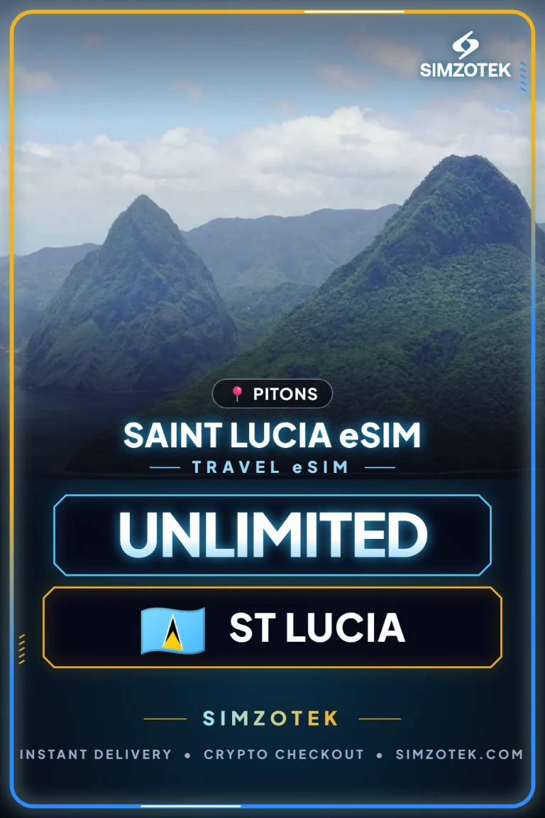 eSIM Saint Lucia – internet nelimitat