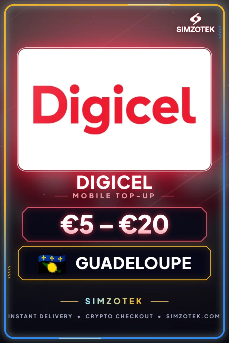 Digicel Mobile Top-Up (Guadeloupe)