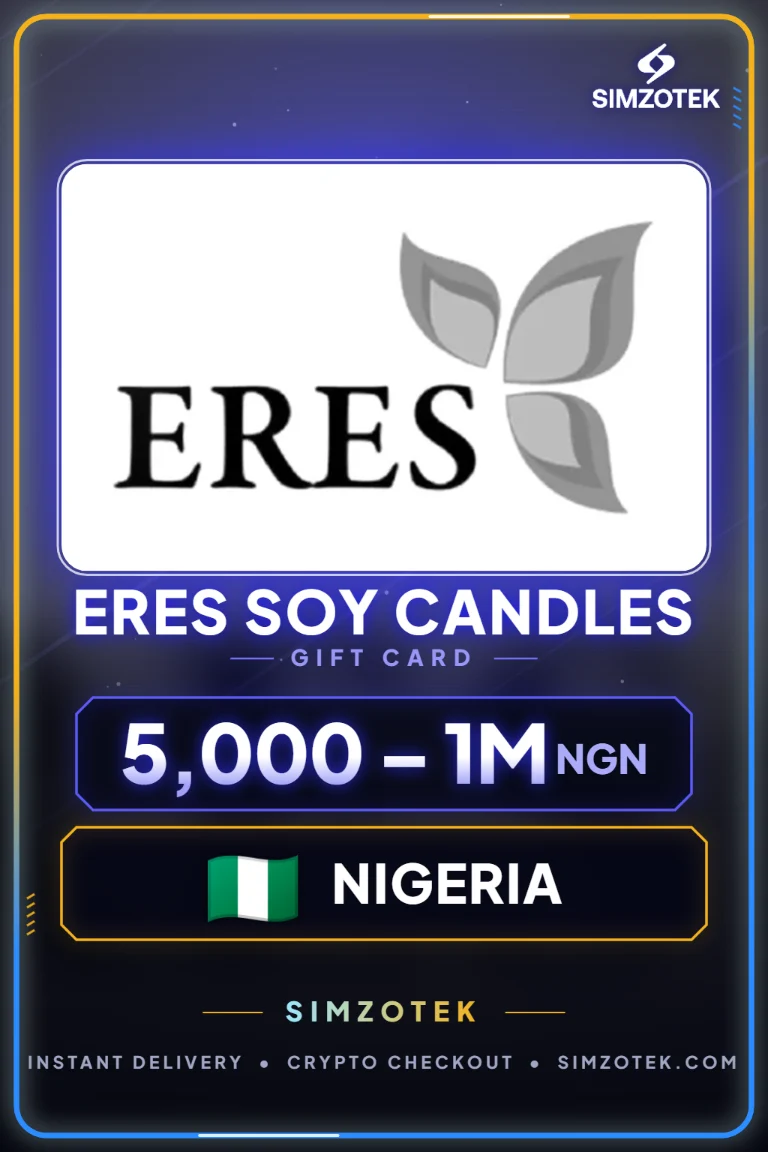 Karta podarunkowa Eres Soy Candles (Nigeria)
