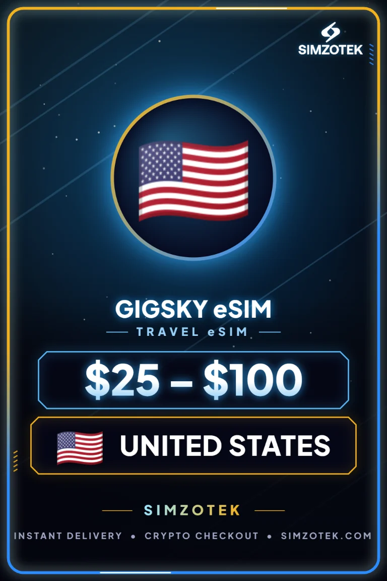 GigSky eSIM (États-Unis)