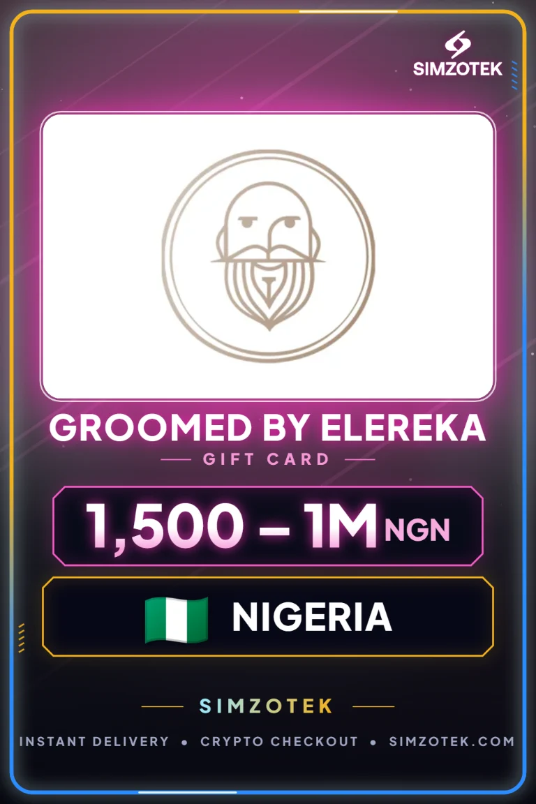 Karta podarunkowa Groomed By Elereka (Nigeria)