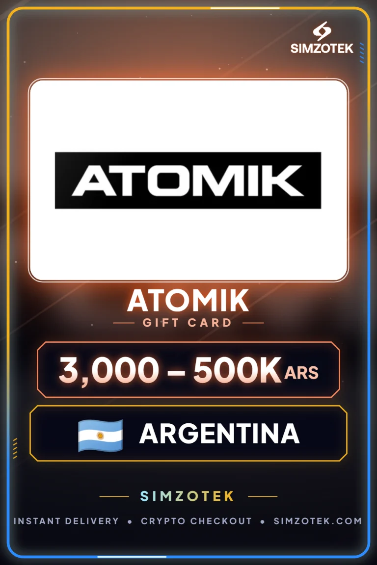 Atomik Geschenkkarte (Argentinien)