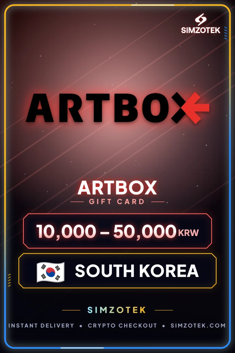 Dárková karta ARTBOX (Jižní Korea)